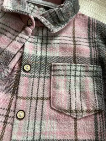 Рубашка для девочки теплая