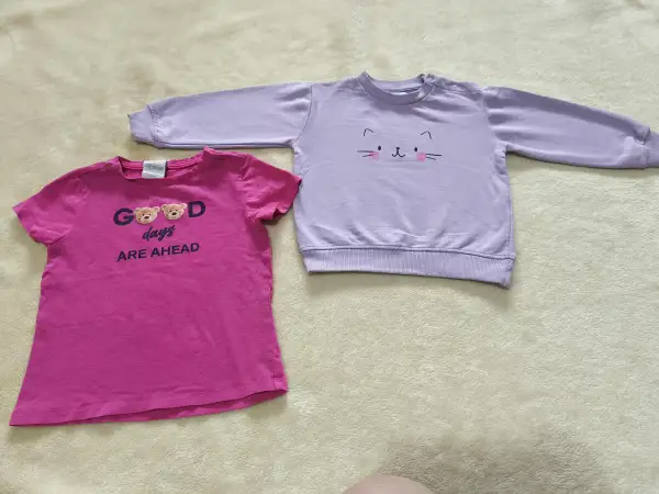 Свитшот с футболкой 92см