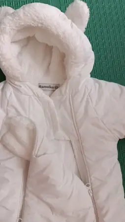 Теплый комбинезон 1-3 мес