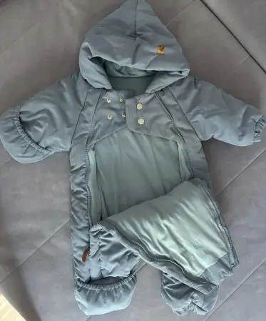 Зимний комбинезон ToucanKids 56-68 серо-голубой