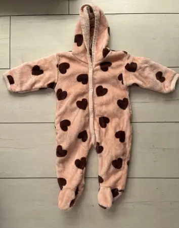 Лот теплый комбинезонов 56-62