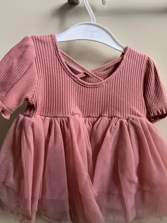 Платье-боди на рост до 86 см.