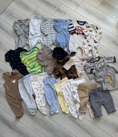 Лот одежды для малыша на рост 56-62