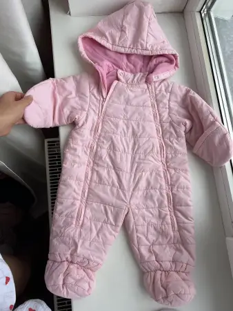 Комбинезон Деми розовый для девочки мягкий