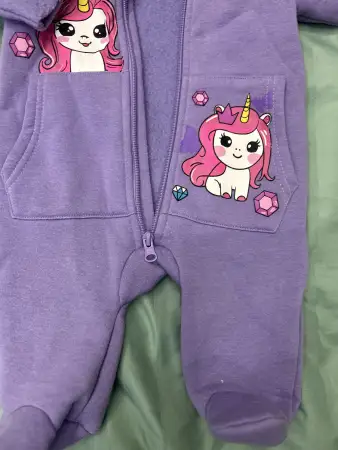 Комбинезон на флисе 1-3 мес (56-62 см)