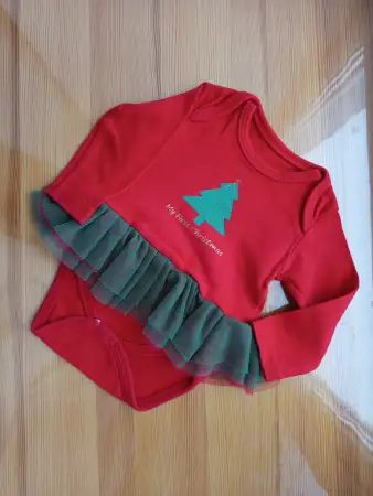 Боди новогодний 62-68