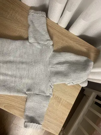 Комбинезон вязанный 62-68 размер