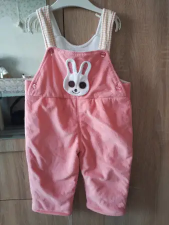 Полукомбинезон велюровый. Размер 74-80