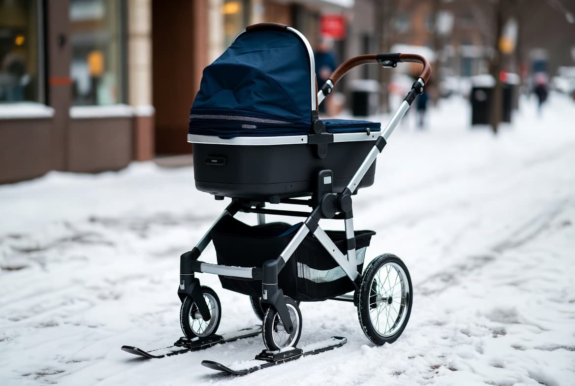 Лыжи для колясок