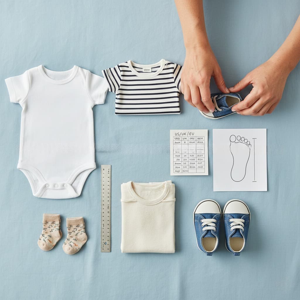 Это подробный гид поможет родителям разбираться в размерных сетках, правильно измерять ребёнка и уверенно заказывать вещи на mamazine.by