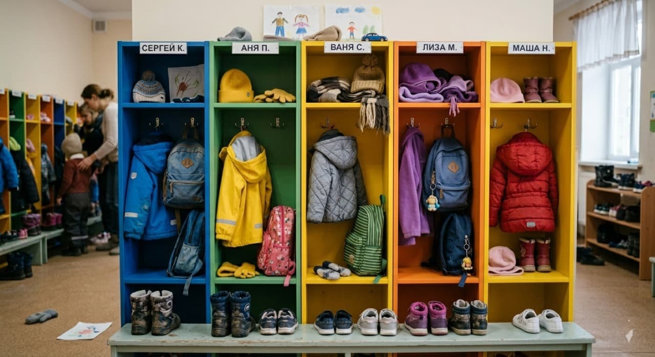 Что должно быть в шкафу у ребенка в детском саду