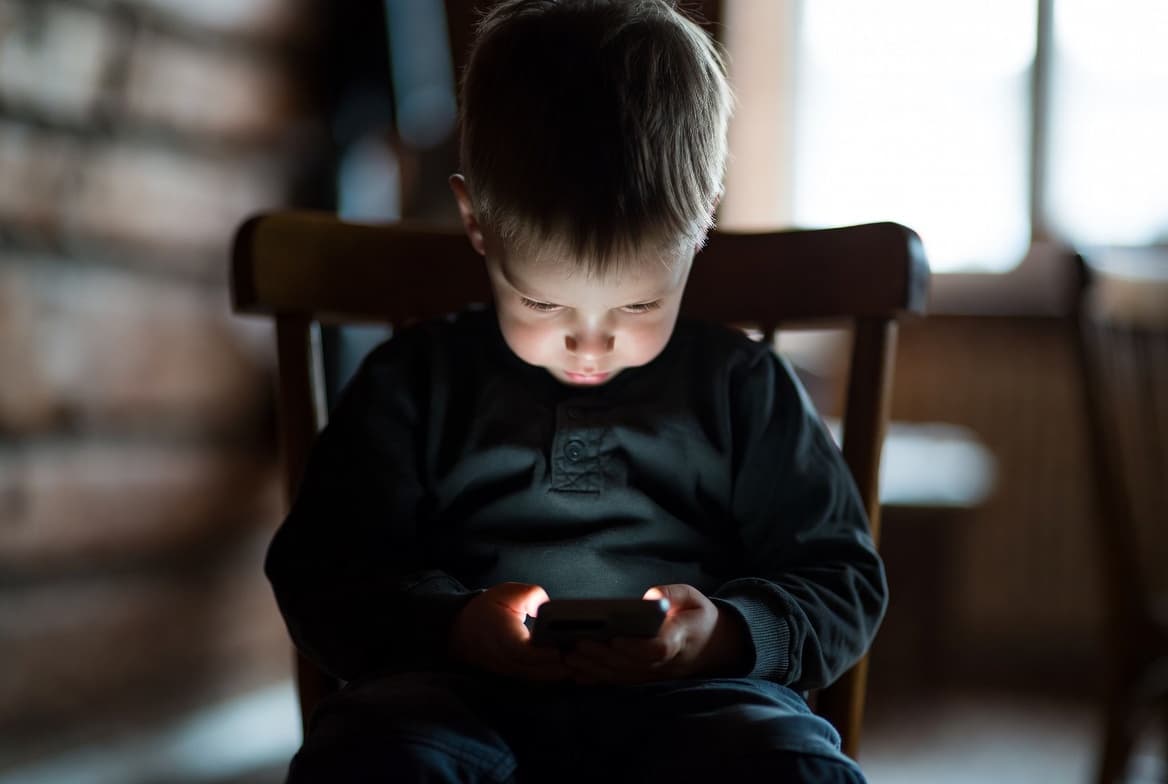 Ребёнок постоянно в телефоне