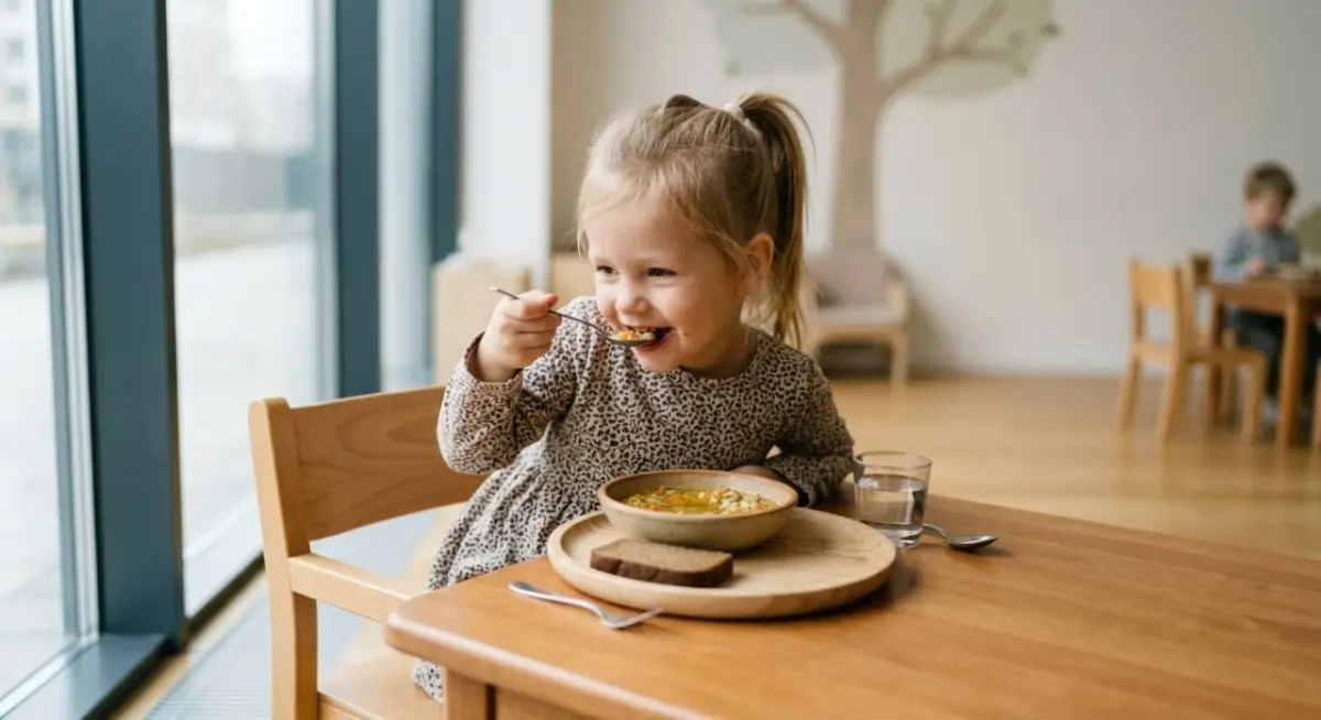 Чем кормят в детском саду и как подготовить ребёнка к новому питанию